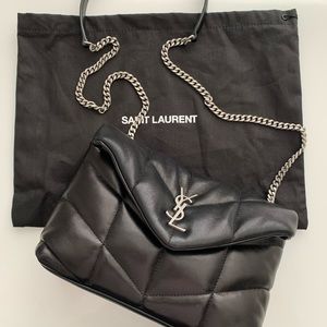 Sold. Ysl mini toy Lou Lou puffer shoulder bag